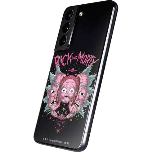 Adult Swim Rick and Morty Split Head Rick Galaxy S22 Skin